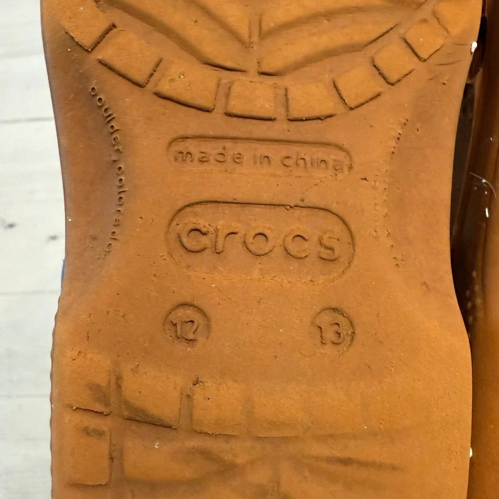 Crocs kids slip on sandals‎ shoes clogs Scooby Doo kids 12/13